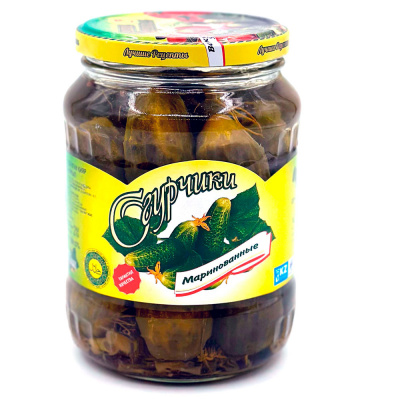Огурчики маринованные 6-9 см (Лучшие Рецепты), 700 мл