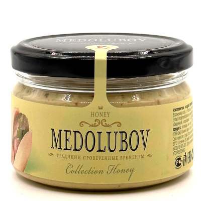 Мёд-суфле Фисташка Medolubov 250 гр Мёд-суфле Фисташка Medolubov 250 гр