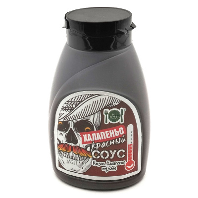 Соус "Череп-Красный Халапеньо" (HiFood) 300 гр