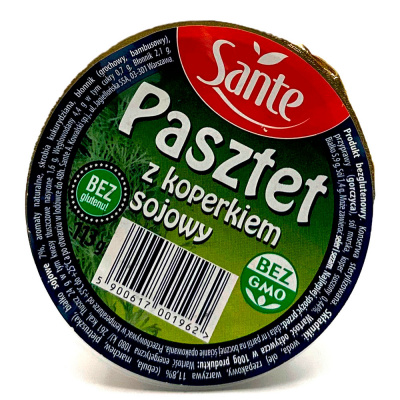 Паштет Sante Соевый с укропом, 113 гр