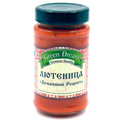 Лютеница "Домашний Рецепт" (Green Dream) 260 гр