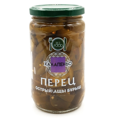Перчики "Халапеньо Зеленые" (HiFood) 380 гр