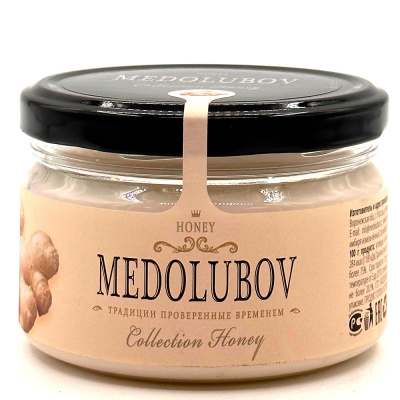 Крем-мед с Имбирем Medolubov 210г Крем-мед с Имбирем Medolubov 210г