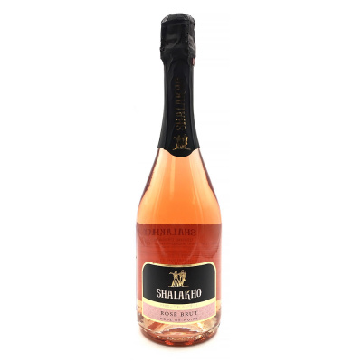 Вино игристое роз/брют "Шалахо" 0,75л 12%