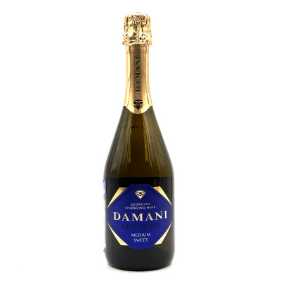 Вино игристое бел/полусл "ДАМАНИ" 0,75л 12%