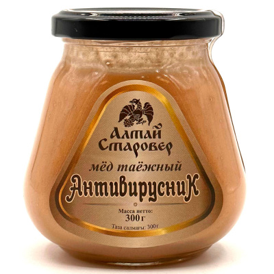 Мед таежный "Антивирусник" (Алтай Старовер) 300 гр