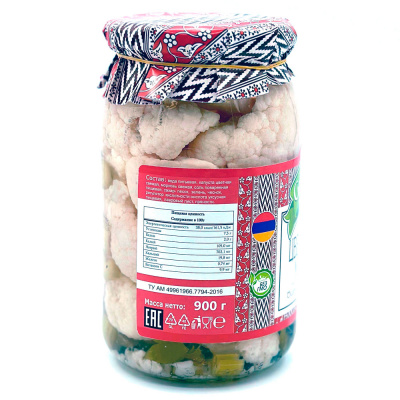 Капуста цветная маринованная (Green Dream) 900 гр