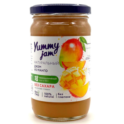 Джем из манго Yummy jam б/с, 350 гр