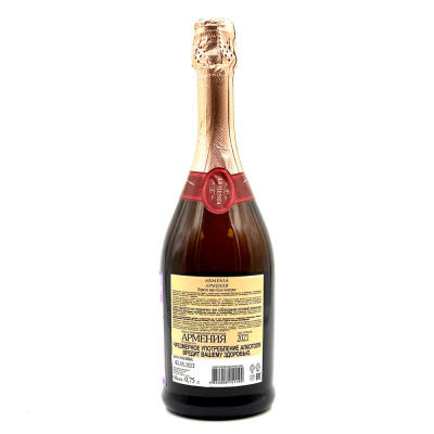 Вино игристое бел/полусух "Армения" Армянское Шампанское 0,7 л 11.5%