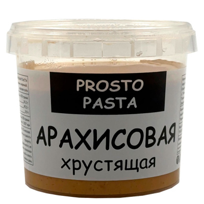 Арахисовая паста "Хрустящая" (Prosto), 300 гр