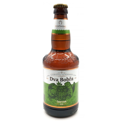 Пиво "Два бобра" св/фильтр пастер 0,45л 4,8%
