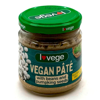Паштет веганский Lovege с фасолью и тыквенными семечками, 180 гр