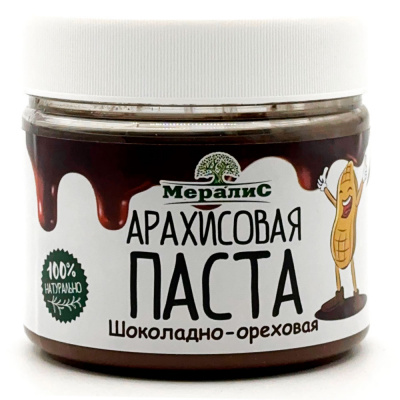 Арахисовая паста "Шоколадно-ореховая" (Мералис) 300 гр
