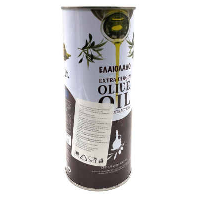Масло оливковое "Eлaioлaдо" Extra virgin х/о 1л