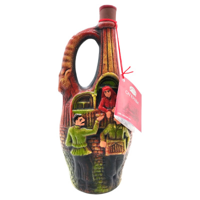 Вино кр/сух "Кварельский погреб" Саперави кувшин 0,75л 13%