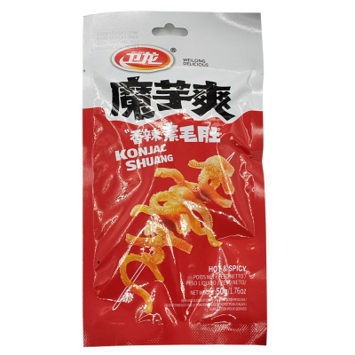Острая закуска из корня конжака "Weilong Delicious" 50 гр