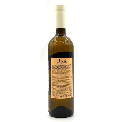 Вино бел/сух "Тбили" Ркацители 0,75л 13%