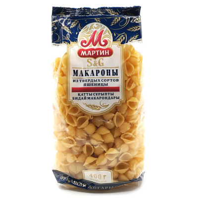 Рожки Ракушка (Мартин) 400гр