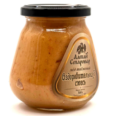 Мед таежный "Оздоровительная смесь" (Алтай Старовер) 300 гр