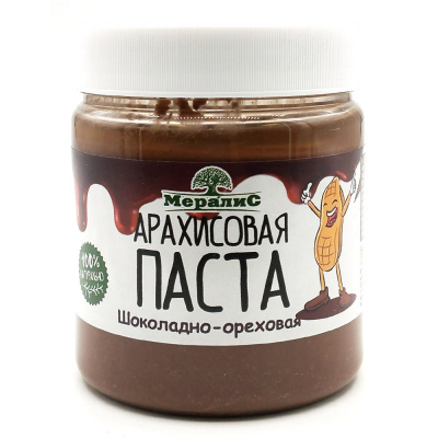 Арахисовая паста "Шоколадно-ореховая сладкая" (Мералис), 500 гр
