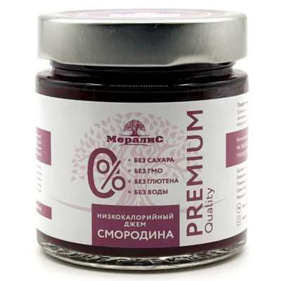 Джем без сахара "Смородина" (Мералис), 200 гр