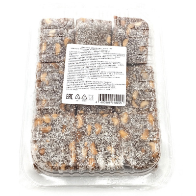 Пастила фруктово-овощная "Яблоко-морковь-арахис" с кокосом "KISHER" 200 гр