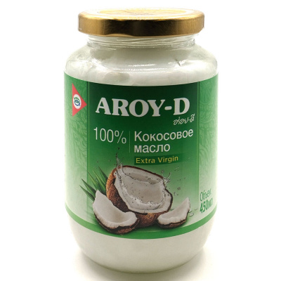 Кокосовое масло "AROY-D" 450 мл