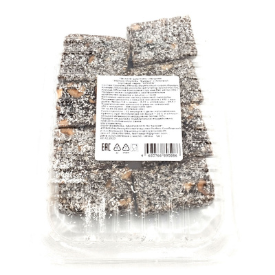 Пастила фруктово-овощная "Яблоко-морковь-фундук" с клюквой и кокосом "KISHER" 200 гр