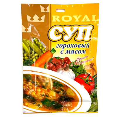 Суп Roeal Food  "Гороховый с мясом", 65 гр
