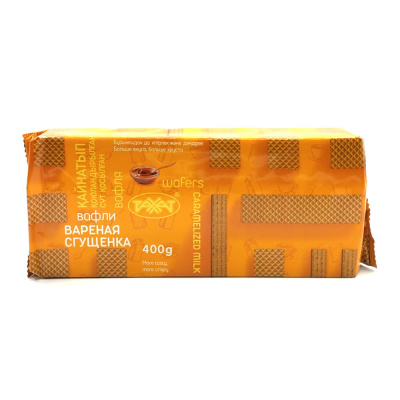 Вафли Рахат "Вареная сгущенка", 400 гр