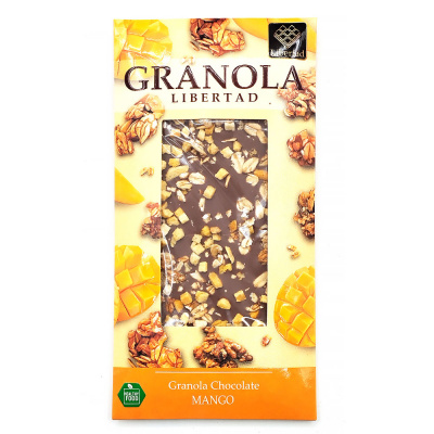 Шоколад молочный "Granola Libertad" с гранолой и манго 80 гр