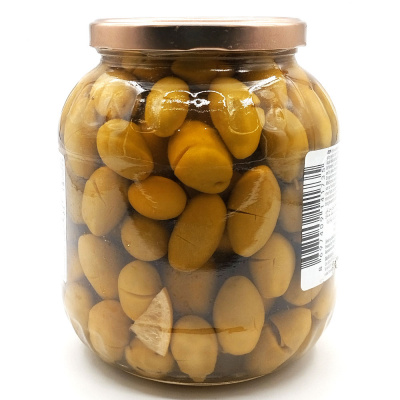 СЕМ Зеленые оливки с надрезом, 1000 гр