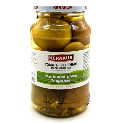 Томаты зеленые маринованные (Керакур) 970 гр