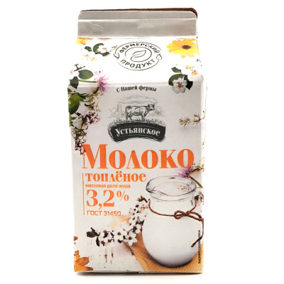 Молоко топленое 3,2% 450 гр (УМК)