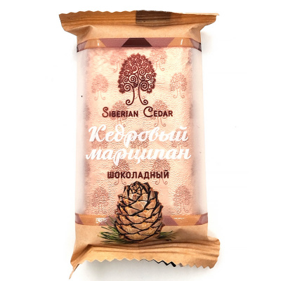 Кедровый марципан шоколадный (Сибирский кедр) 40 гр 