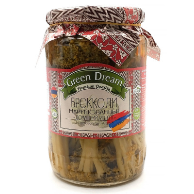 Брокколи маринованные "Домашний рецепт" (Green Dream) 700 гр