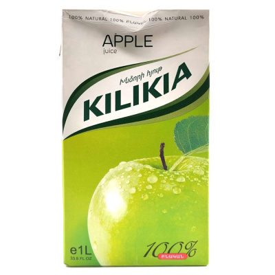 Сок Яблочный прямого отжима КИЛИКИЯ, 1 л