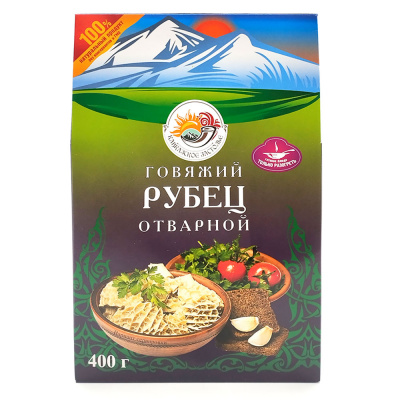 Рубец говяжий отварной "Кавказское застолье" 400 гр