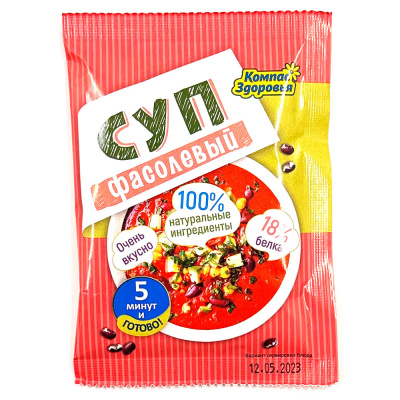 Суп-пюре Фасолевый (Компас Здоровья) 30 гр Суп-пюре Фасолевый (Компас Здоровья) 30 гр