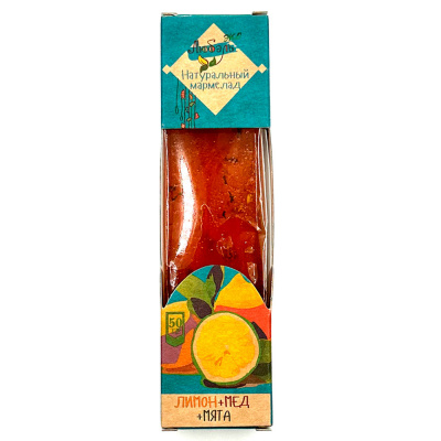 Мармелад "Гурман" Лимон+Мёд+Мята 50 гр