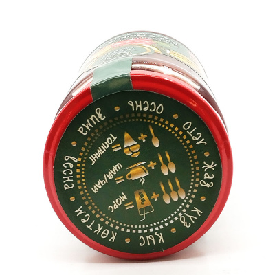 Ягода протёртая с сахаром "HiFood" брусника-мёд 450 гр