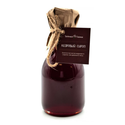Кедровый сироп (Таёжный тайник) 240 мл Кедровый сироп (Таёжный тайник) 240 мл