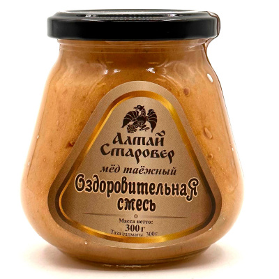 Мед таежный "Оздоровительная смесь" (Алтай Старовер) 300 гр