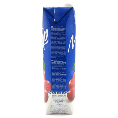 Сок Вишнево-яблочный нектар МЕНК, 1 л