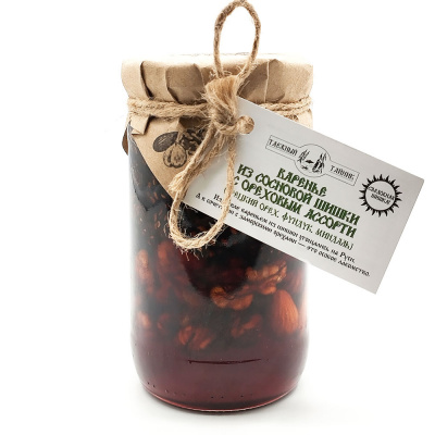 Варенье из сосновой шишки с орех.ассорти (Таёжный тайник) 420 гр