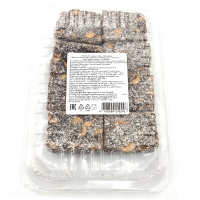 Пастила фруктово-овощная "Яблоко-морковь-арахис" с апельсином и кокосом "KISHER" 200 гр