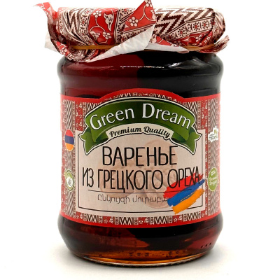 Варенье из грецкого ореха (Green Dream) 300 гр