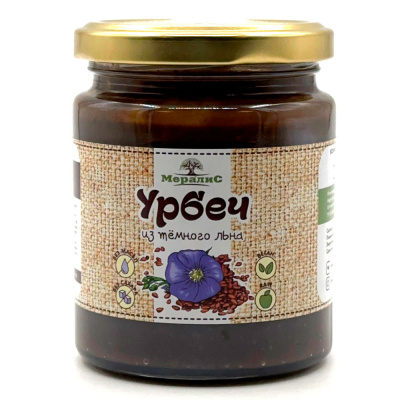 Урбеч из тёмного льна (Мералис) 230 гр