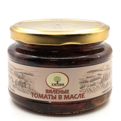 Вяленые томаты в масле "Amado" 250 гр