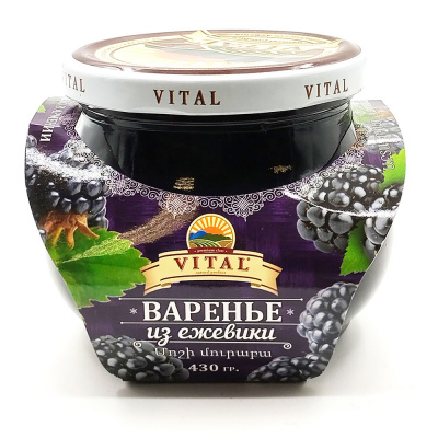 Варенье "Из ежевики" 430 гр Витал